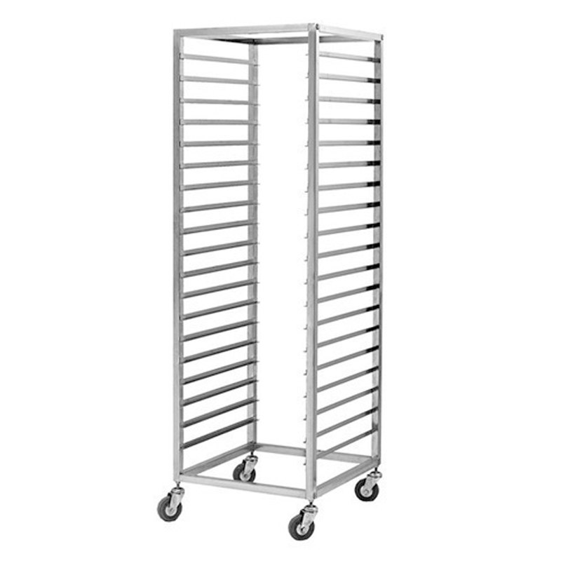 Silver Stainless Steel Bakery Trolley