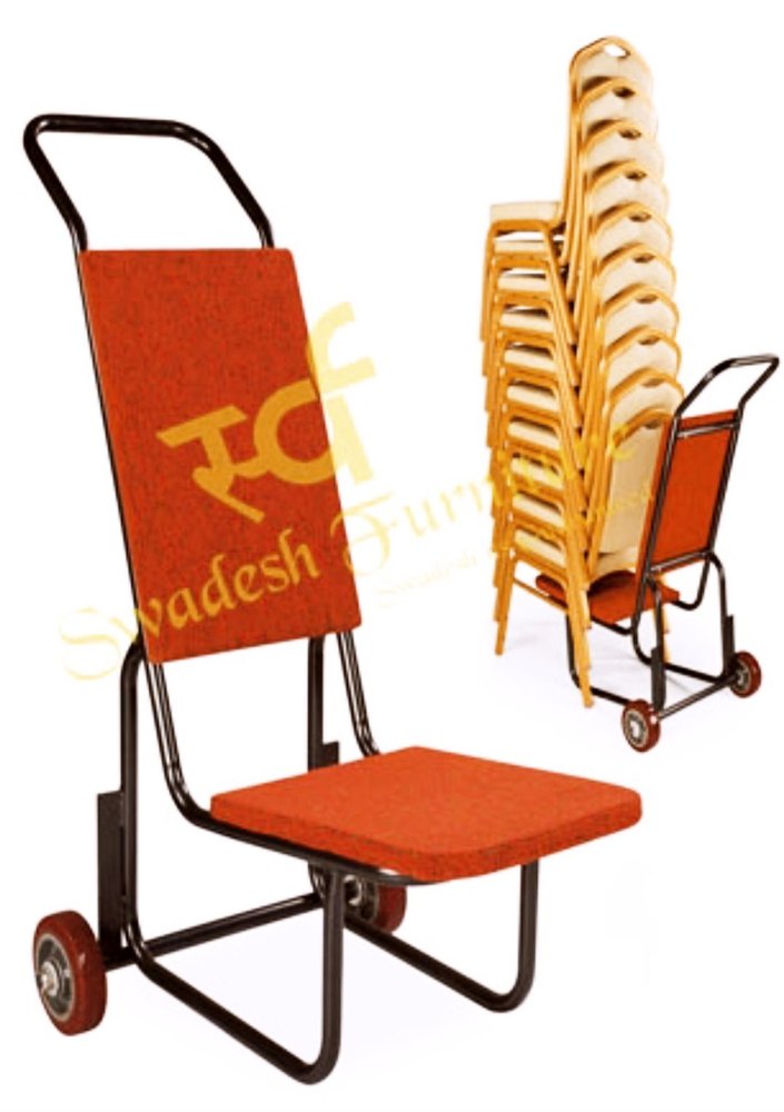 Won Red Banquet Chair Shifting Trolley