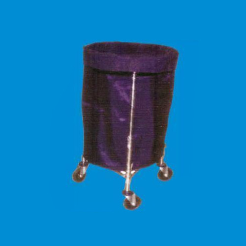 Sanjeevini Surgical Silver Soiled Linen Trolley, For Industrial