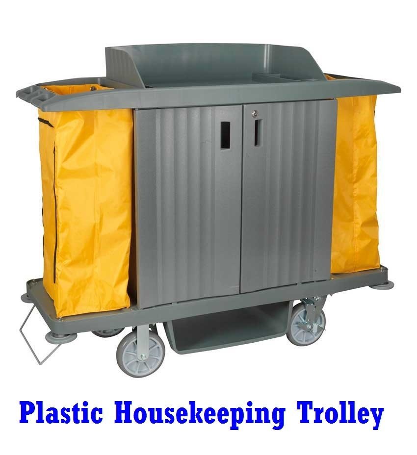 JC GREY AND YELLOW ABS housing trolley, For Hotel, Model Name/Number: Jcpht