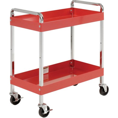 Trident Red and Silver Tool Box Service Cart, For Industrial