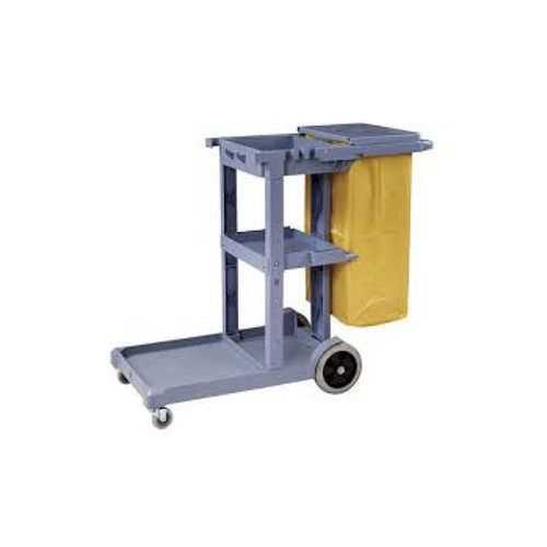 BrushMac India Janitor Cart Trolley