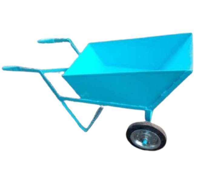 Mild Steel Blue Garbage Pushcart, For Collecting Waste, Load Capacity: 200 Kg