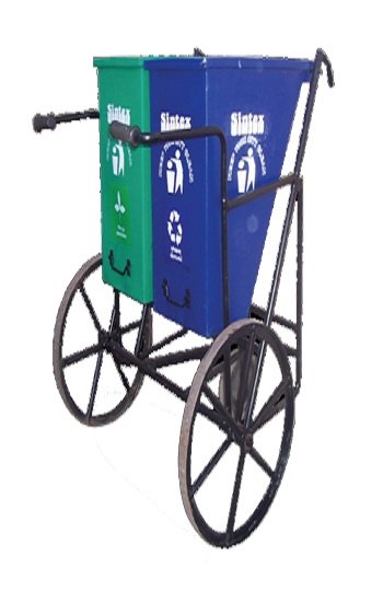 Wheels Sintex Hand Cart, Capacity: 60 Ltrs