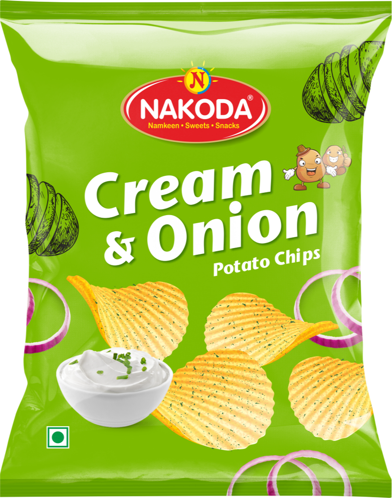 Nakoda Cream And Onion Potato Chips