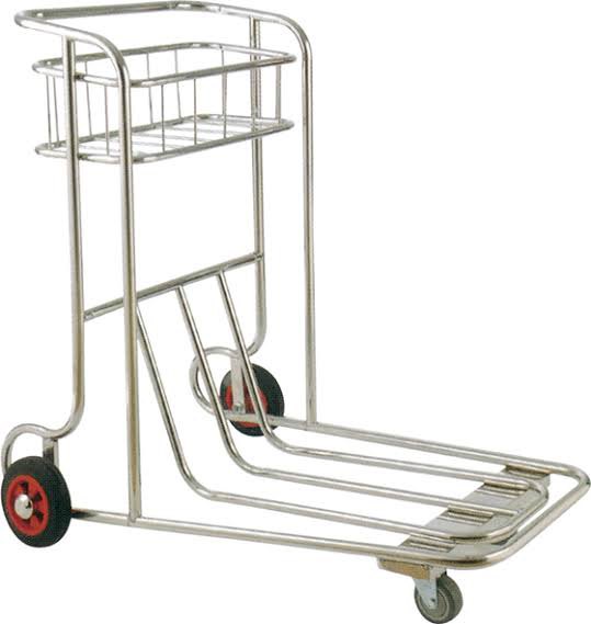 1000 mm Stainless Steel Airport Luggage Carts