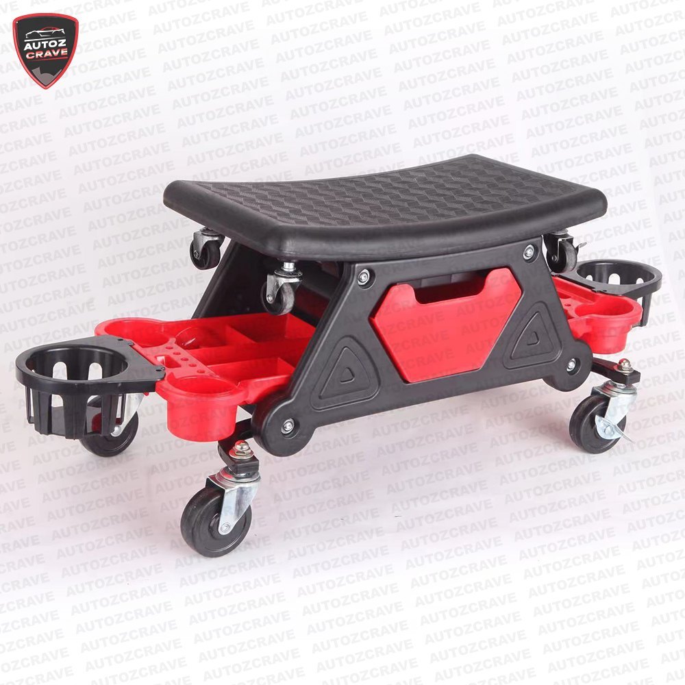 Plastic Car Detailing Stool, Utility Creeper Seat, Detailing Tools