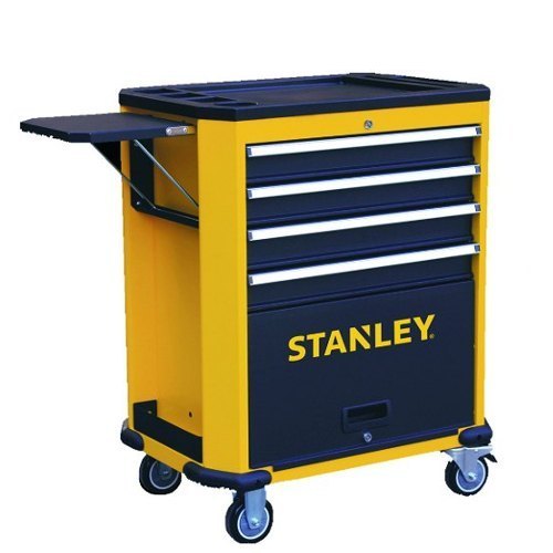 Stainless Steel Black 4 Drawer Roller Cabinet, For Office, Model Name/Number: STMT99069-8