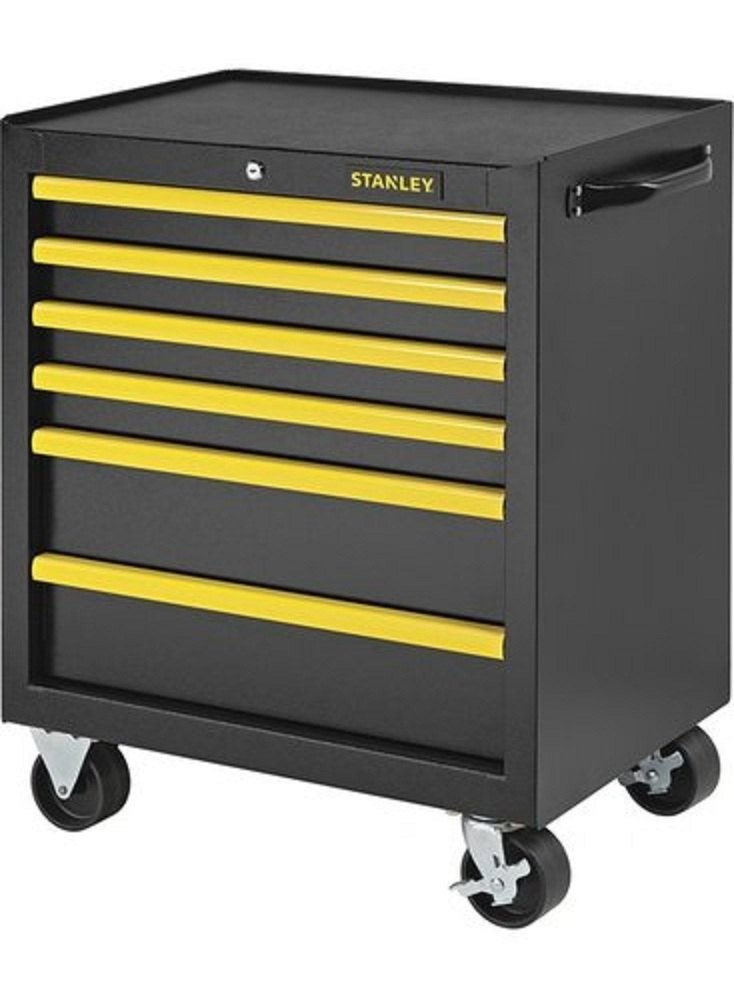 Mild Steel Stanley 6 Drawer Roller Cabinet, Model Name/Number: STST98182-1