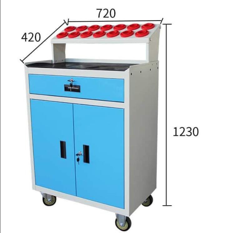 Hagg Stainless Steel CNC Tool Trolley, For Industrial