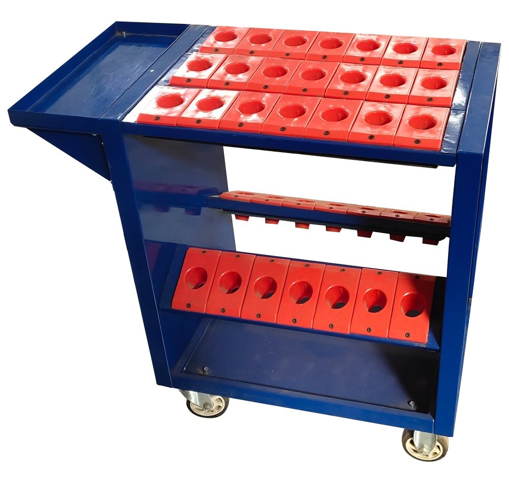 SBE Mild Steel CNC Tool Trolley, For Industrial