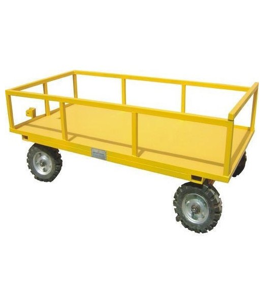 Yellow Stainless Steel High Strength Workshop Trolley, For Industrial