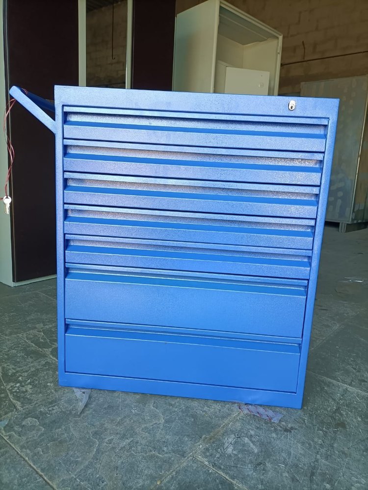 SEW Mild Steel Workshop Trolleys, For Commercial, Model Name/Number: 7 Drawer Tools Trolley