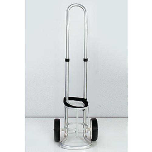 Aluminum Cylinder Trolley, For Hospital, Load Capacity: 80 kg