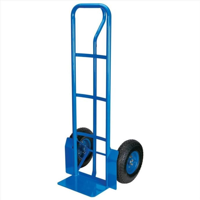 Blue Cylinder Hand Truck, Load Capacity: 120kg