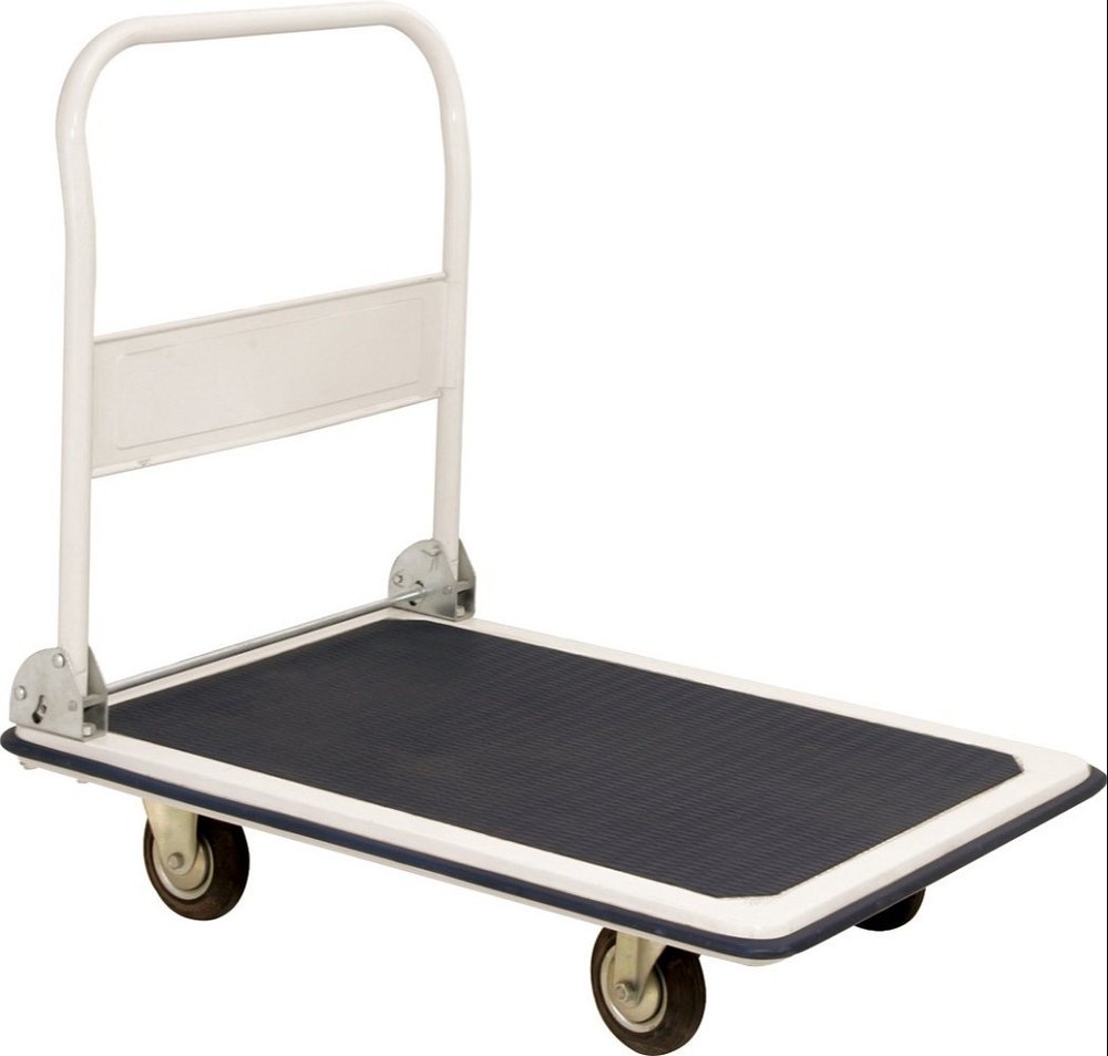 Stainless Steel Foldable Platform Trolley, For Material Handling, Load Capacity: 100-150 Kg