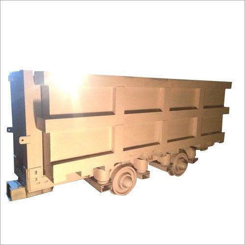 Mild Steel Four-Wheel Mucking Wagon, For Construction