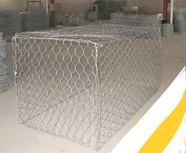 Zinc And pvc Coated Wire Gabion, For Industrial, Material Grade: Zinc Wire