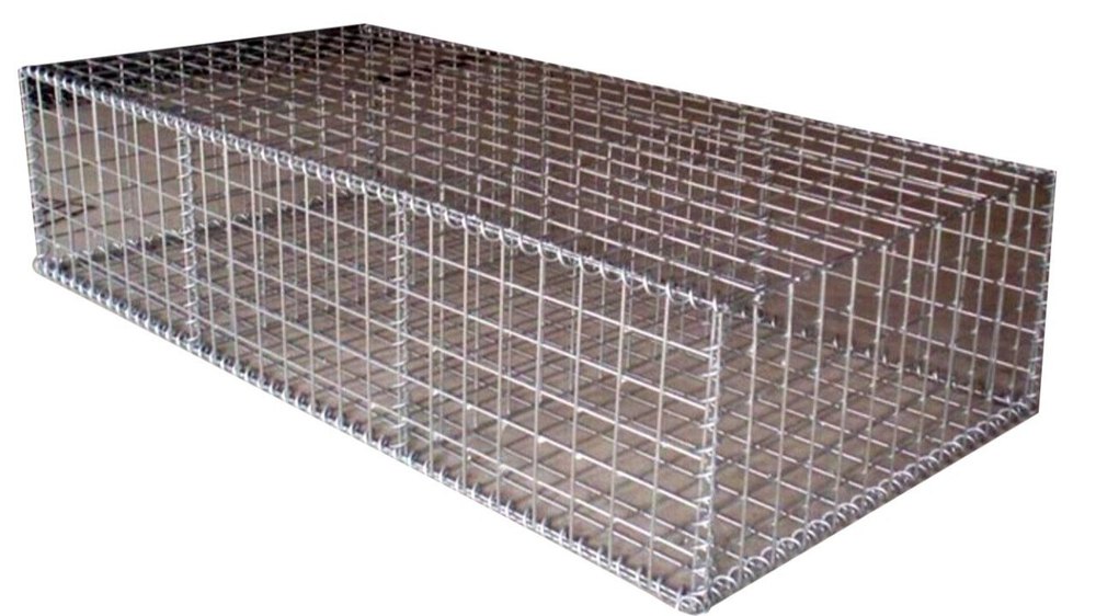 MS Welded Wire Gabion Box, For Industrial, Surface Finish Coating: Powder Coated