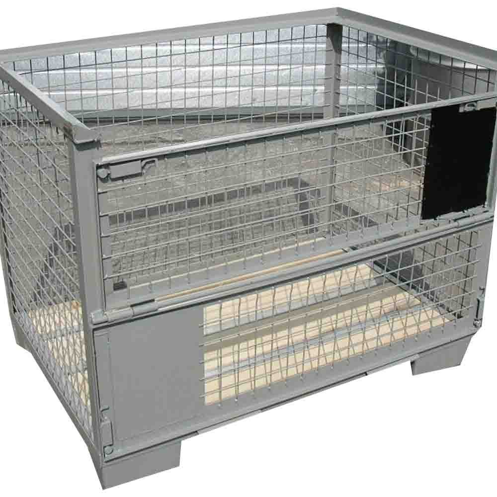 Platform 500kg Mild Steel Mesh Cage Bins, For Industrial, Size/Dimension: 800x1000 Inch