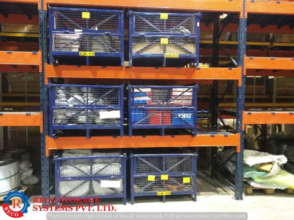 Loose Manufactured Material Metal Cage Pallets, Capacity: 1000KG, Size: 1000 X 1000 X 800