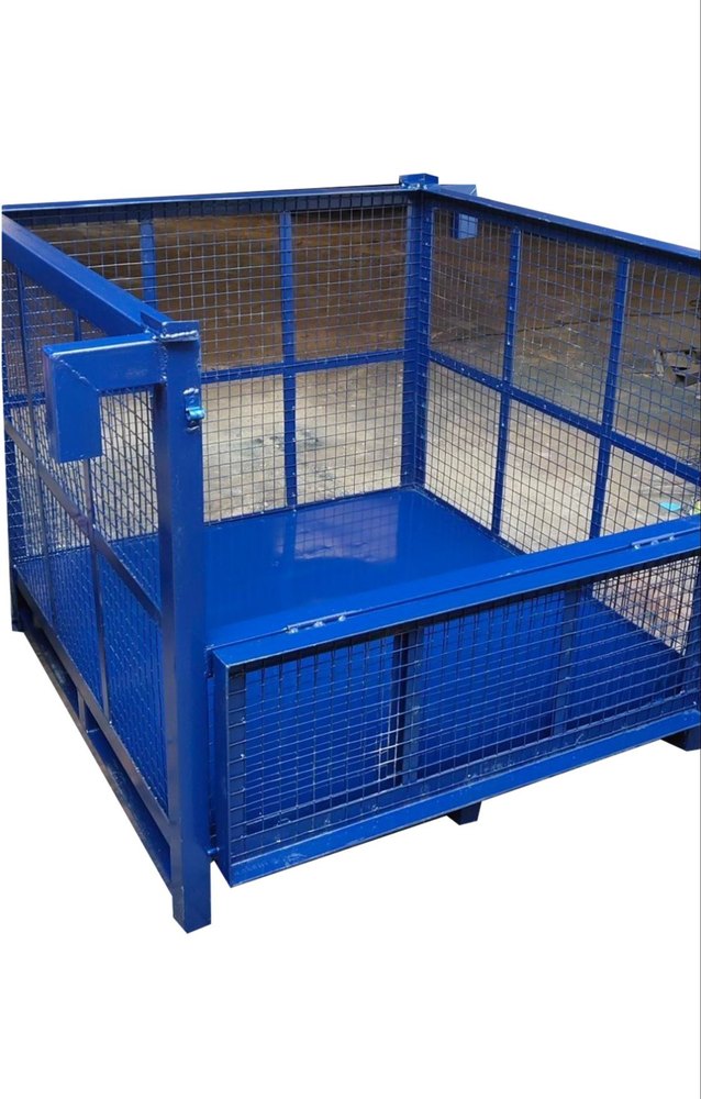 Mild Steel Cage Pallet, For Warehouse