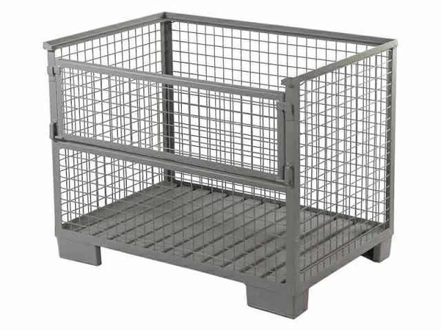 MK Grey Wire Mesh Pallets, Capacity: 500kg