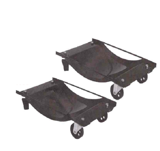 Black FRP Car Wheel Dollies, For Commercial