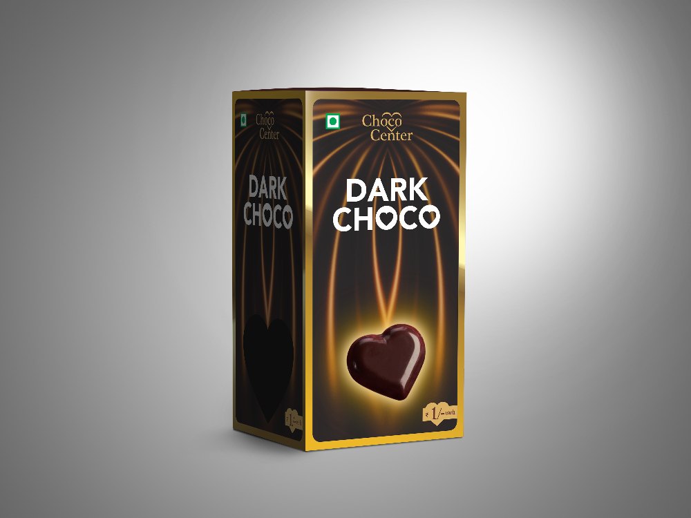 Chococenter Bar Dark Choco, Quantity Per Pack: 125