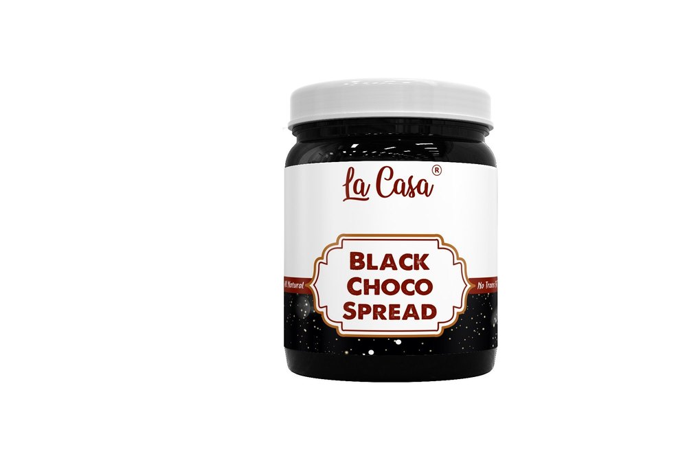 La Casa Crunchy Black Chocolate Spread / Filling / Paste, Packaging Type: Jar