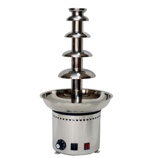 Andrew James Heavy Duty Commercial 5 Layer Chocolate Fountain SS for Commercial
