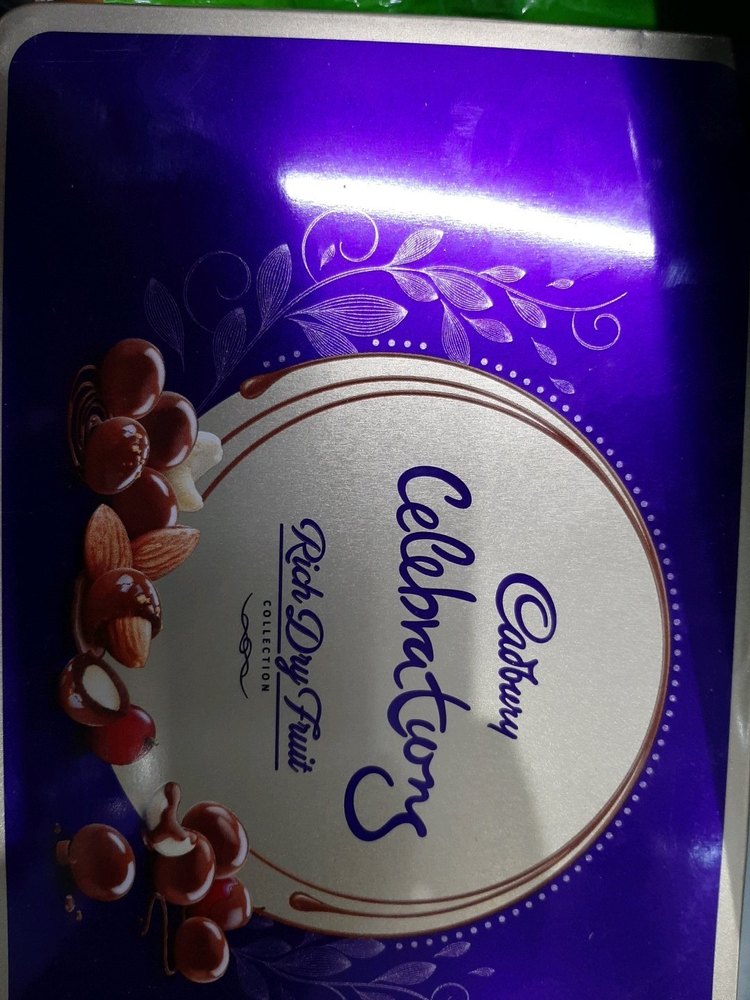 Blue Rectangular Cadbury Celebrations Chocolate Gift Pack, 177gm