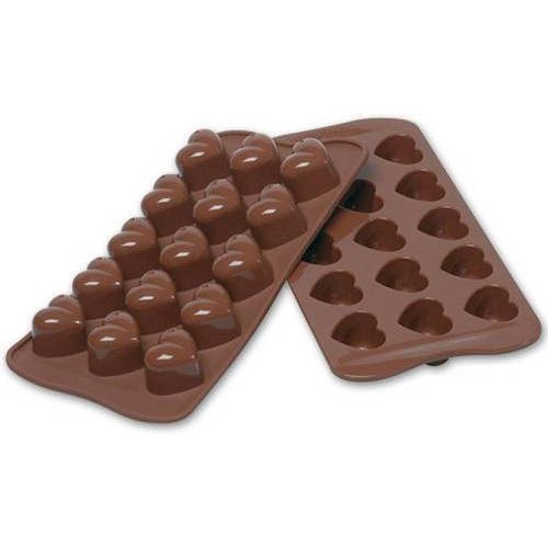 12 Cavity Heart Shaped Chocolate Mould Tray