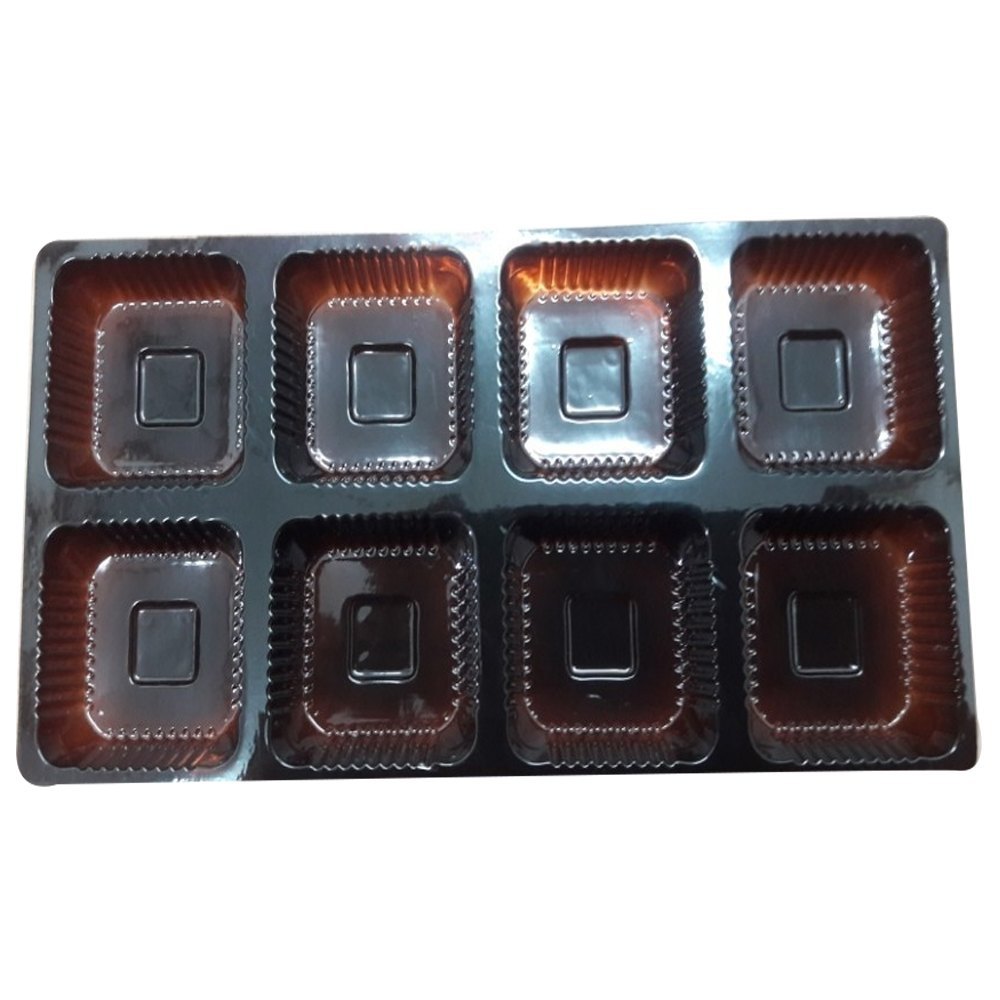 Eight PVC Chocolate Blister Tray, 5mm