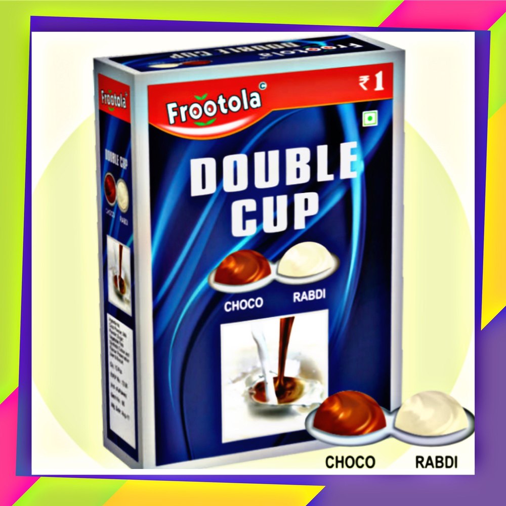 Choclate, Rabdi White brown Double Cup, Packaging Type: Box