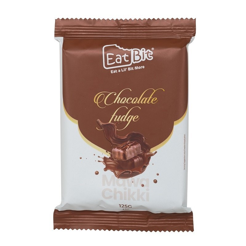 Peanut EatBit Chocolate Fudge Chikki Rs 50, 625 Gm, Packaging Size: 125 Gm