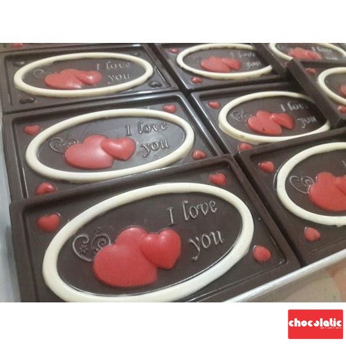 Chocolatic Rectangular Handmade Valentine Day Chocolate