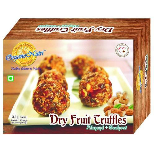 Dry Fruit Truffles, Packaging Type: Box