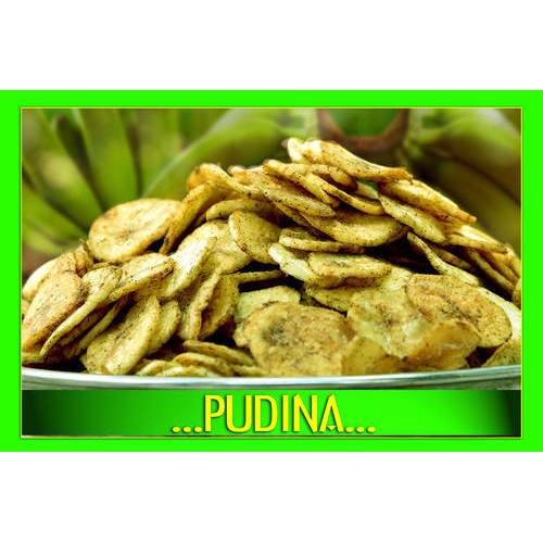 Synergy Pudina Flavoured Banana Chips, Pack Size (gram): 1 Kg img