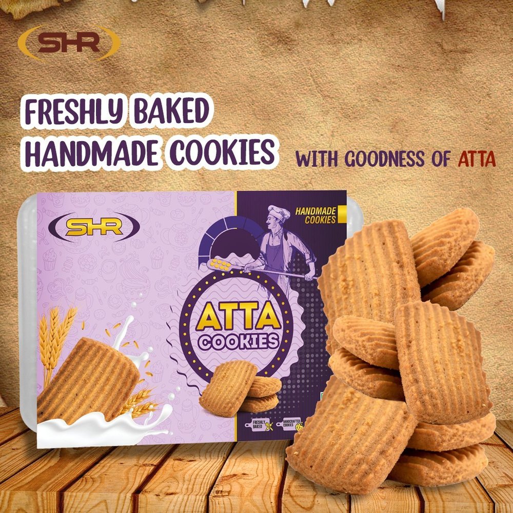 SHR Atta Cookies, Packaging Size: 24