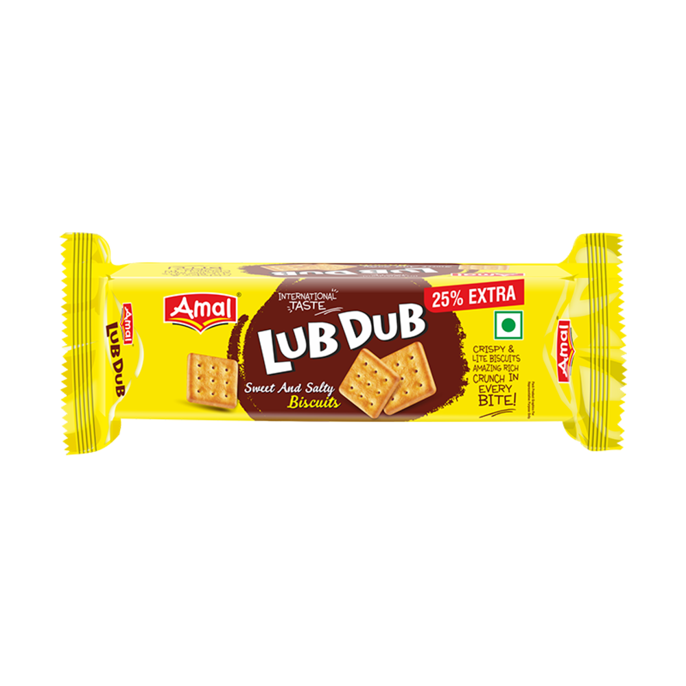 Lub Dub Sweet & Salty Biscuits, Packaging Type: Packet