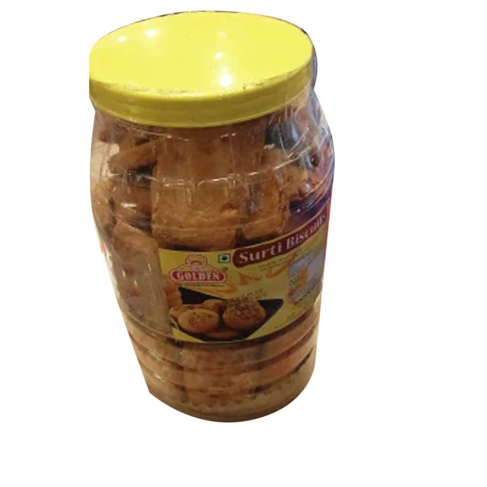 Sweet 1kg Crunchy Surti Biscuit, Packaging Type: Jar