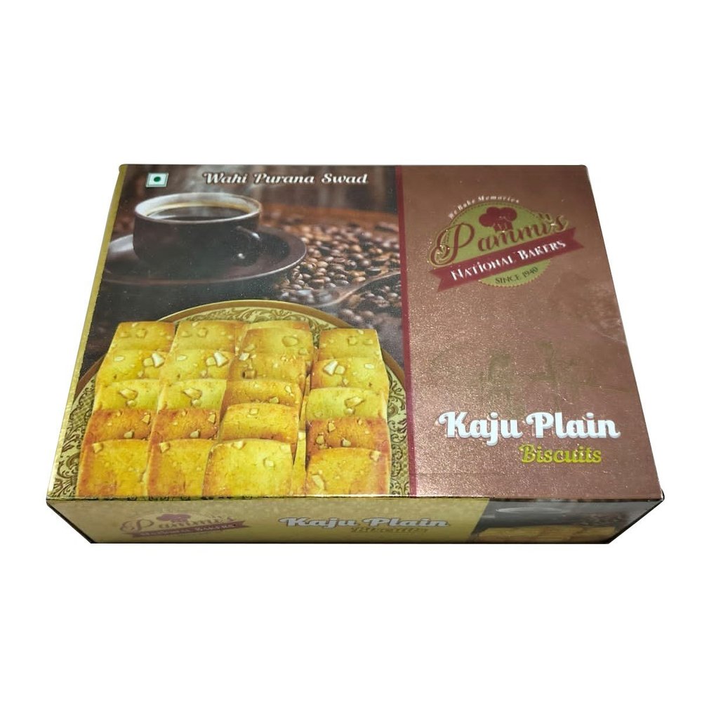 Kaju Plain Biscuits, Packaging Type: Box img