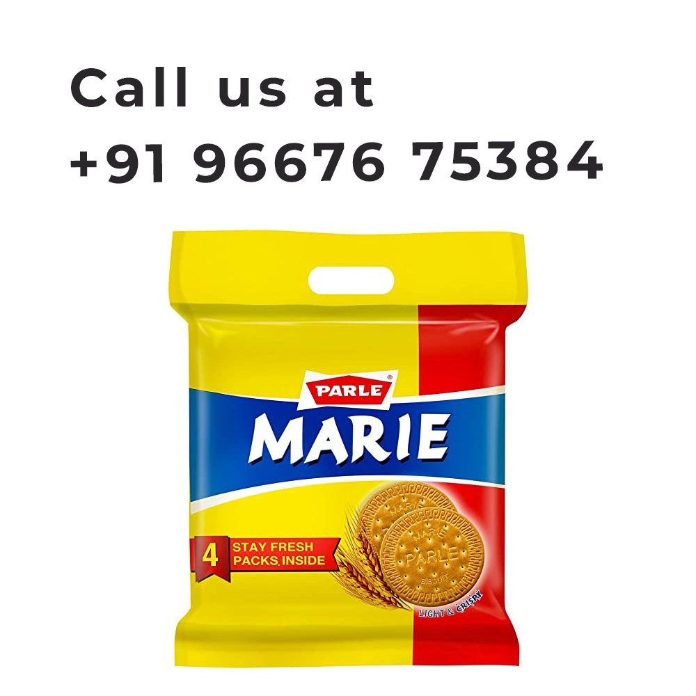 Wheat Baked Biscuits Parle Marie 800gm Mrp 120/pc (1cs : 10pc), Packaging Type: Box