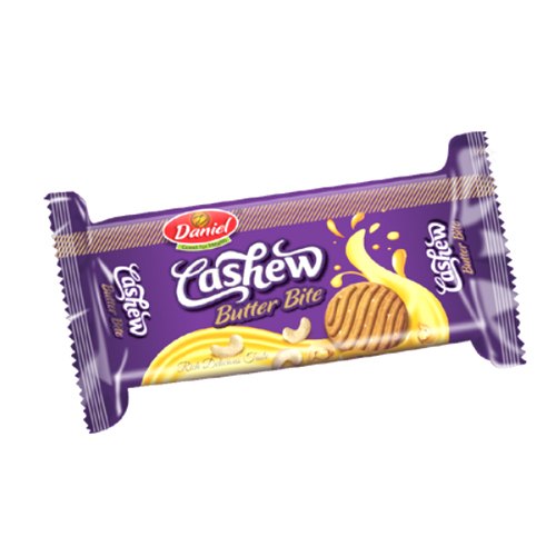 Daniel Cashew Butter Bite Biscuit, Packaging Type: Packet