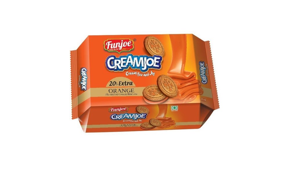 funjoe orange creamjoe Biscuits