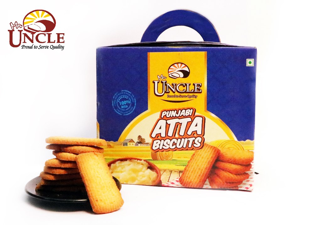 Mr. Uncle Punjabi Atta Biscuits, Packaging Size: 800g img