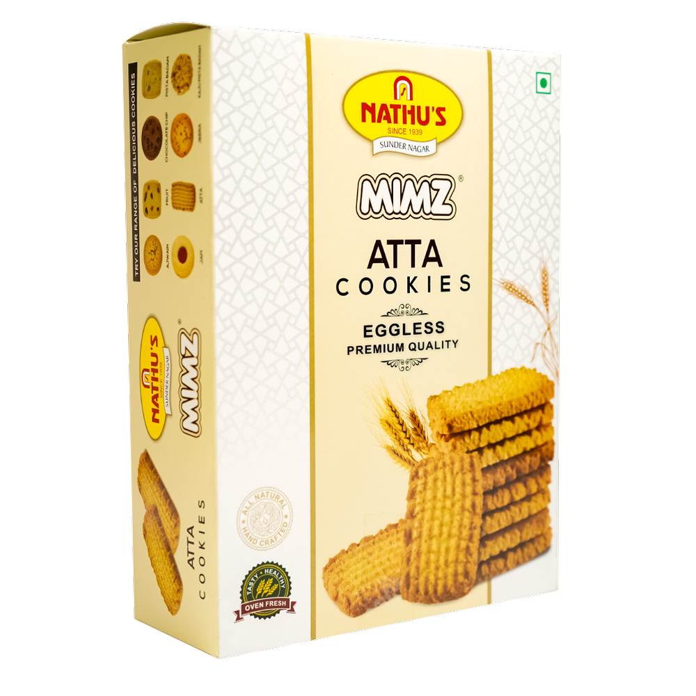 Wheat Nathus Atta Biscuit 300 Grams, Packaging Type: Packet