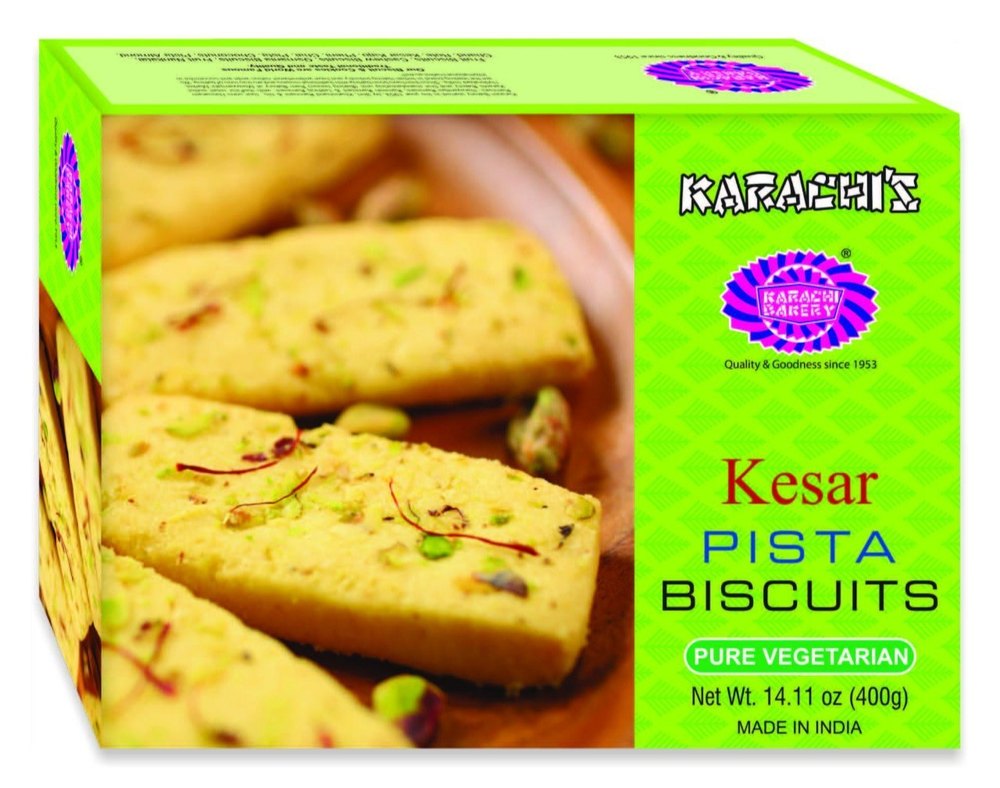 Karachi Kesar Pista Biscuits, Packaging Type: Box