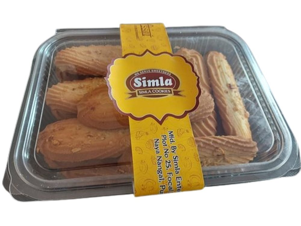 400 gm Long Pista Bakery Biscuit Container img